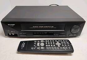 Sharp Vc-a420u Vhs Vcr Recorder 4-head With Remote Tested Works Great