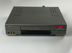 Vc-a46u Sharp Mid-drive Video Cassette Recorder Vcr Silver Selling For Parts