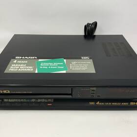 Sharp Vc-a500 4 Head Vhs Vcr Player Recorder 110-channel Tuner No Remote