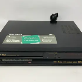 Vc-a500 Sharp 4 Head Vhs Vcr Player Recorder 110-channel Tuner No Remote