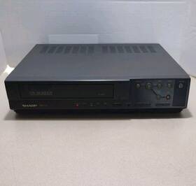 Sharp Vc-a5030u Vc-a5030 Vhs Vcr Tested And Working No Remote - Cleaned Heads With Rca Cables