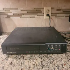 Vc-a503u Sharp Vhs Hq Vcr Player Model Works Great Vintage