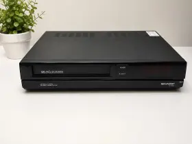 Vc-a5210u Sharp Vhs Hq Video Cassette Recorder Vcr Tested Working Japan