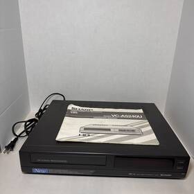 Sharp Vc-a5240u Vcr Video Cassette Recorder Vhs Hq Tape Player Working No Remote