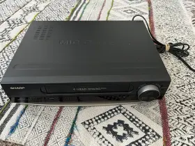 Vc-a534u Sharp Vhs Player Tested No Remote