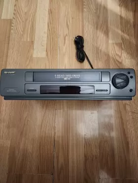 Vc-a542u Sharp 4 Head Vcr Vhs Player With Remote Control Tested Working Gc