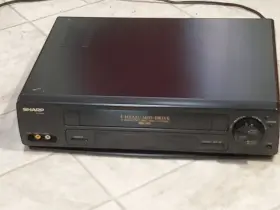 Vc-a544 Sharp Vcr Vhs Hq 4 Head Tested And Working No Remote