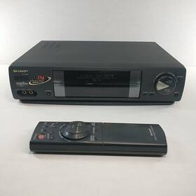 Sharp Vc-a548 4-head Vhs Vcr Player Recorder - Tested Working Includes Remote