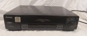 Vc-a555u Sharp Vintage Vcr Player Powers On For Vhs Tapes Black Super Picture