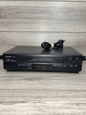 Sharp Vc-a560 Video Cassette Recorder Vcr 4 Head Tested Working