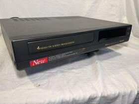 Sharp Vc-a564ou 4-head Vhs Vcr Video Cassette Recorder Tested And Works Perfectly