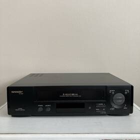 Sharp Vc-a572 Vcr Vc-a572u 4 Head Vhs Player Tested And Works No Remote Black