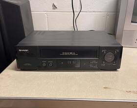 Sharp Vc-a573u Vintage Vcr Vhs Tape Player No Remote Model