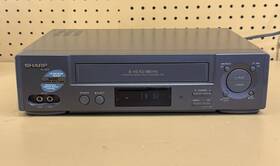 Sharp Vc-a574u Vhs Video Cassette Recorder 4 Head Vcr Tested Working