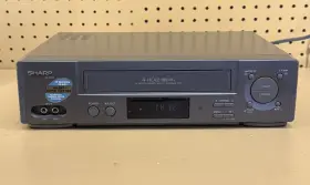 Vc-a574u Sharp Vhs Video Cassette Recorder 4 Head Vcr Tested Working
