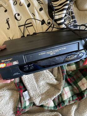 Sharp Vc-a582 Vcr For Parts Because Untested No Remote