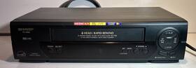 Sharp Vc-a592 Vc-a592u Vcr Plus 4 Head Hq Vhs Video Cassette Player Tested Working