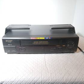 Sharp Vc-a592u 4-head Vcr S-vhs Video Cassette Vhs Hq Quasi Player Tested Batman