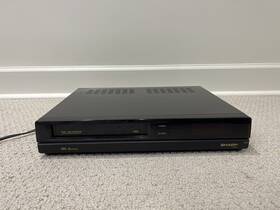 Sharp Vc-a607u Video Cassette Recorder - Untested For Parts Or Repair