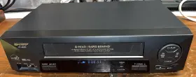 Vc-a953u Sharp Vc-a593 Vhs Vcr 4 Head Rapid Rewind 19 Micron Heads Auto Clock