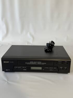 Sharp Vc-aa370 Multi System Vhs Vcr - Pal/secam/mesecam/ntsc Ntsc Playback