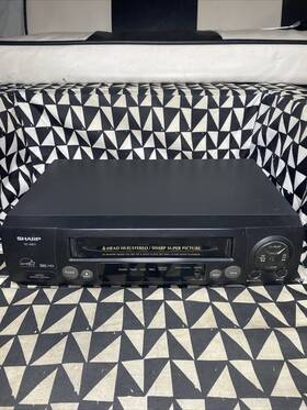 Sharp Vc-h811u Vc-h811 S-vhs Vcr No Remote Tested Working