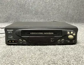 Vc-h813u Sharp 4-head Hi-fi Stereo Vhs Hq Vcr Video Cassette Recorder Without Remote Vc-h813u Sharp 4-head Hi-fi Stereo Vhs Hq Vcr Video Cassette Recorder Without Remote