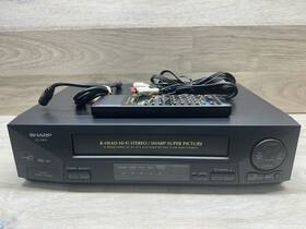 Sharp Vc-h81ou Vc-h810u Vcr Vhs Player 4 Head Video Recorder Remote Tested Heads Cleaned