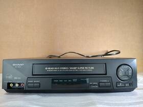 Sharp Vc-h820 Vcr Seldom Used With New Remote Plus Manual 4 Head 19 Micron Vhs