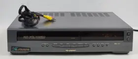 Vc-h904u Sharp Vhs Vcr Tape Player Recorder Hi-fi 4 Head/cables Tested/working