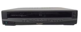 Sharp Vc-h906u Vcr Vhs Player 4 Head Hifi Stereo With Remote Rca Cable &vhs Tape Z1