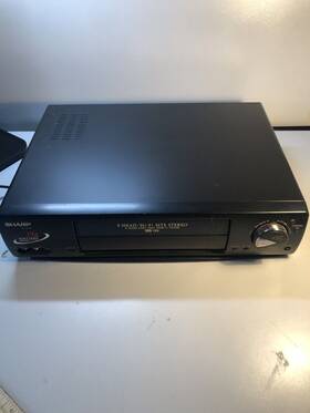 Sharp Vc-h9440 Video Cassette Player Recorder 4-head Hi-fi Vcr Tested No Remote