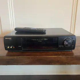 Vc-h944u Sharp Video Cassette Recorder With Remote Vcr Vhs Tested