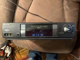 Sharp Vc-h948u Inch Tested Vcr Plus 4 Head/hi-fi Mts Stereo With Remote And Av Cable