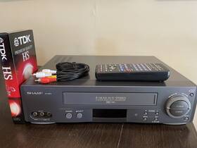 Sharp Vc-h973u 4-head Hifi Stereo Vcr Video Recorder Player Tested With Remote