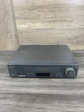Vc-h974u Sharp Vcr 4 Head - Heads Cleaned No Remote For Parts Or Repair