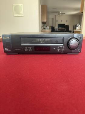 Sharp Vc-h975 4-head Hi-fi Stereo Vcr Vhs Player - Tested. No Remote