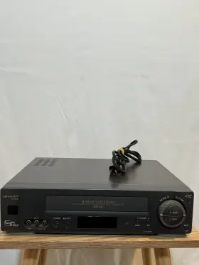 Vc-h976 Sharp Vhs Vcr Hi-fi Stereo 4 Head No Remote Works Great