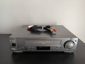Sharp Vc-h976u 4 Head Hi-fi Stereo Vcr Vhs Player With Av Cable No Remote Tested