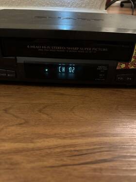 Sharp Vc-h984 4-head Hi-fi Stereo Vhs Player No Remote Tested And Working