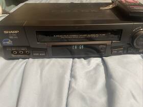 Sharp Vc-h984u Vintage Vhs Player/recorder Without Riginal Remote Tested Works Great