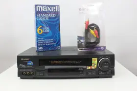 Vc-h988u Sharp Vcr 4 Head Vhs Hi Fi Stereo Hq Video Player Recorder Vc H988u Black
