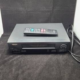 Sharp Vc-h993u Vcr With Hi-fi Stereo 4 Head Remote For Parts/repair