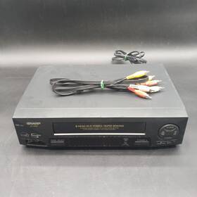 Sharp Vc-h995u Vcr Vhs Hifi Stereo 4-head - Tested And Working