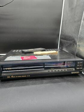 Sharp Vc-m701u Vcr 4-head / On Screen Program Tested Video Cassette Recorder