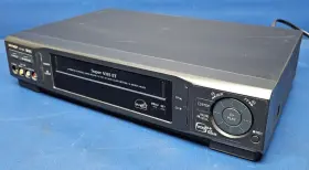 Vc-s101 Sharp 4 Head Super Vhs Vcr Plus Video Cassette Recorder Tested Vc-s101 Sharp 4 Head Super Vhs Vcr Plus Video Cassette Recorder Tested