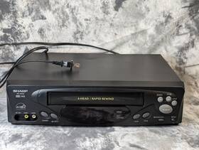 Sharp Vca413 Vc-a413u Vhs Vcr Tested And Working See Video No Remote