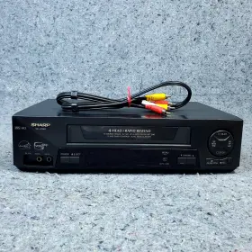 Vc-a598u Sharp Vca598u Vintage Vcr Video Casssette Recorder Vhs Av Cord No Remote Works