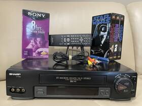 Sharp Vch953u Vc-h953u Vcr Vhs Video Player Recorder No Remote
