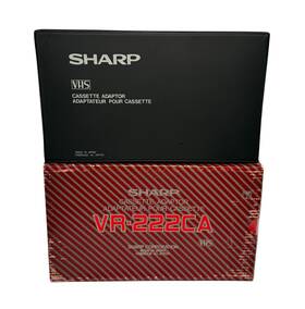 Sharp Vr-222ca Vhs Cassette Adaptor With Case And Box